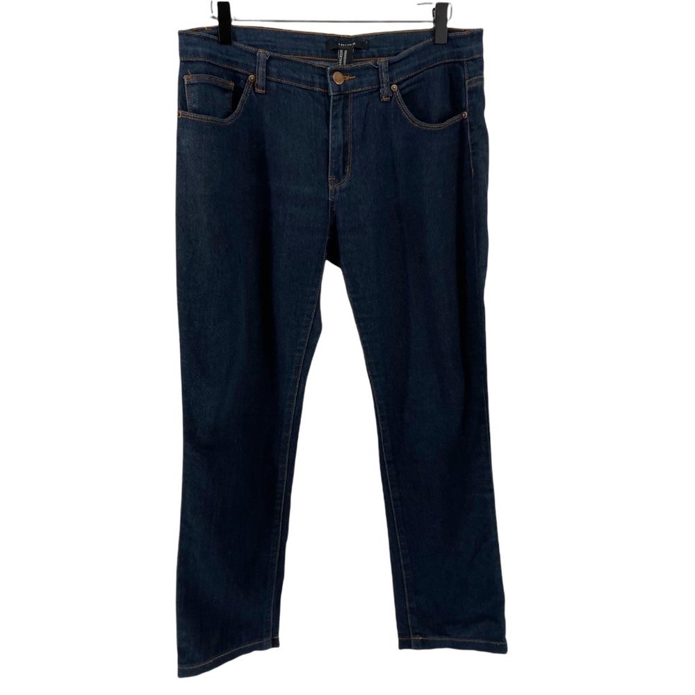 Forever 21 set of two blue medium wash and dark wash skinny jeans size 30 or 10
